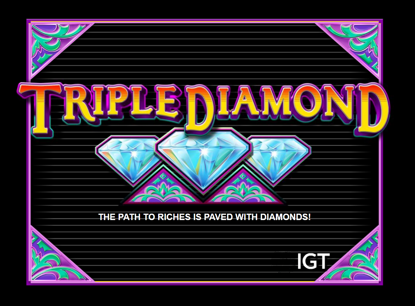 Triple Diamond slot game artwork
