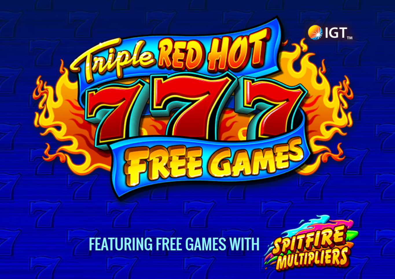 Triple Red Hot 777 slot game artwork